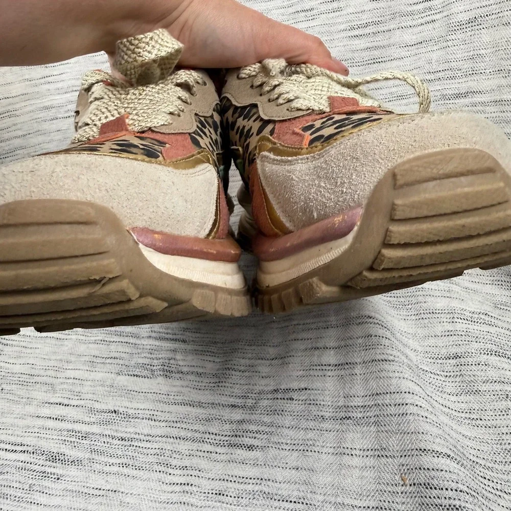 Blowfish Malibu Leo Leopard Print Sneakers Colorful Streetwear 7 Festival Pastel